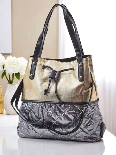Royalfashion Большая женская сумка Golden Luxe Shopper