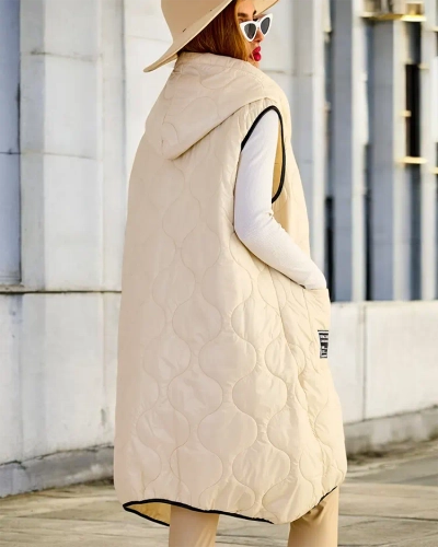 Royalfashion Довгий стьобаний жилет