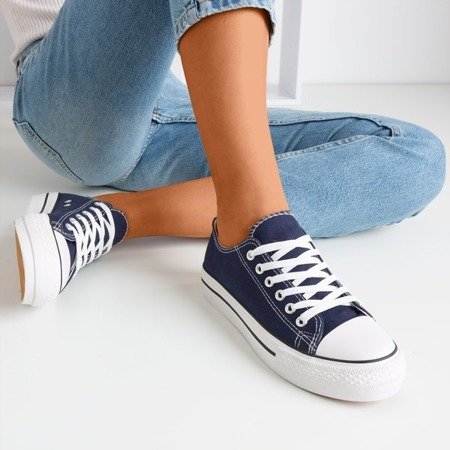 Женские кроссовки Habena темно-синего цвета - Обувь