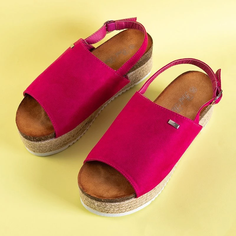 Женские сандалии OUTLET Fuchsia на платформе Kirala - Обувь