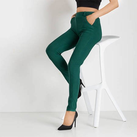 Женские триггинсы с зеленым поясом - Одежда