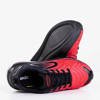 Черно-красная мужская спортивная обувь с прозрачной подошвой Aierda - Обувь