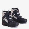 Черно-серые зимние ботинки для мальчиков Трафик - Обувь