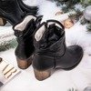 черные теплые ковбойские сапоги Vincenza - Обувь