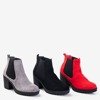 Черные женские ботинки на каблуках Umberto - Обувь