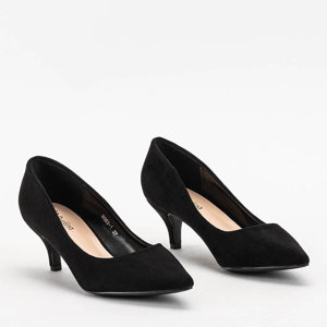 Черные женские туфли на каблуке Fadiose