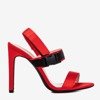Красные сандалии на липучке spolisa - Обувь