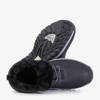 Мужские треккинговые ботинки черного цвета с серой подошвой Radomirio - Обувь