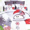 Новогоднее постельное белье со снеговиками 160х200 - Простыни