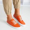 Оранжевые женские шнурованные мокасины Ewilia - Взуття
