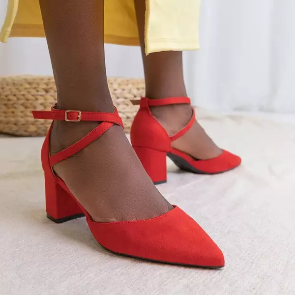 OUTLET Туфли женские красные Nadie - Обувь
