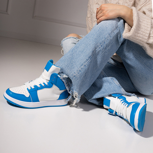 Сине-белые женские кроссовки Anonu