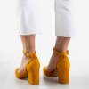 Желтые женские туфли на каблуках Party Time