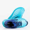 Женская спортивная обувь бирюзового цвета с прозрачной подошвой Fusion - Обувь