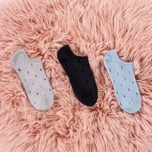 Женские серst носки следки c декоративными отверстиями - Носки