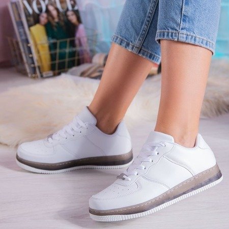 Біле спортивне взуття на платформі Sinettsa - Взуття 1