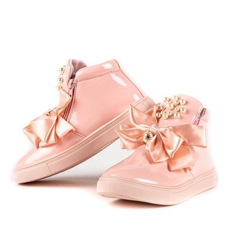 Рожеві лаковані черевики для дівчаток Sissy - Взуття