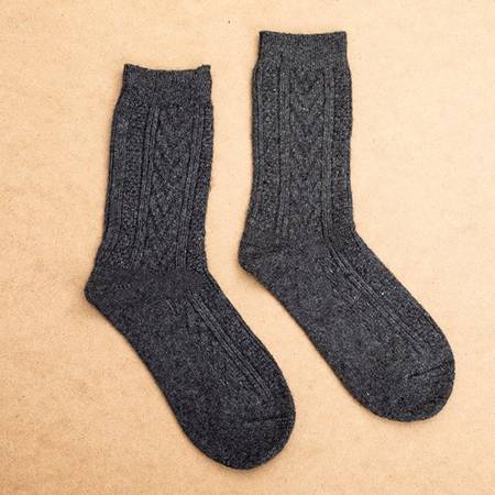 Шкарпетки жіночі сірі вовняні - Шкарпетки