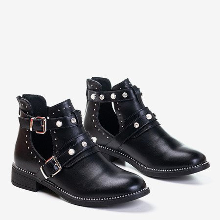 Жіночі чорні черевики з вирізами Зоран - Взуття