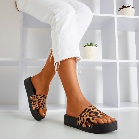 Жіночі леопардові тапочки Runa - Взуття 1