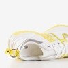 Біле та жовте спортивне взуття Evanile - Взуття