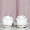 Білі кросівки з фіолетовим цирконієм Sedatulla - Взуття