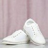 Білі кросівки з фіолетовим цирконієм Sedatulla - Взуття