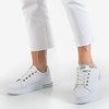 Білі спортивні кросівки із срібними вставками Solesca - Взуття 1
