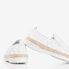 Білі стьобані жіночі мокасини Libora - Взуття 1