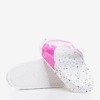Білі та рожеві жіночі сандалі на пляж - Взуття 1