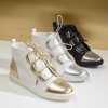 Білі та срібні жіночі кросівки Enzo - Взуття