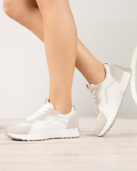 Білі жіночі кросівки Qsially- Footwear