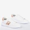 Білі жіночі спортивні кросівки з рожевими вставками Гіпноз - Взуття 1