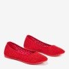 Червоні ажурні балерини Mysolva - Взуття 1