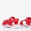 Червоні дитячі босоніжки, застібні липучкою Milla - Взуття 1