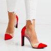 Червоні насоси на пості Марселіна - Взуття 1
