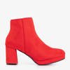 Червоні жіночі ботильйони Calida - Взуття