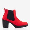Червоні жіночі ботильйони на пості Умберто - Взуття
