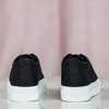 Чорні кросівки на білій гумовій підошві Tymbis - Взуття 1