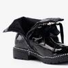 Чорні лаковані сумки з орнаментом Вінкека - Взуття