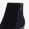 Чорні жіночі ботильйони з стразами від Wilpa - Взуття