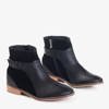 Чорні жіночі черевики на плоскому каблуці Bednard - Взуття