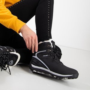 Чорні жіночі утеплені черевики Nister - Взуття