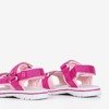 Дитячі рожеві босоніжки на застібках-липучках Milla - Взуття