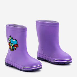 Фіолетові дитячі чобітки Ukali