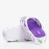 Фіолетові гумові пуховики на платформі Буксир - Взуття 1
