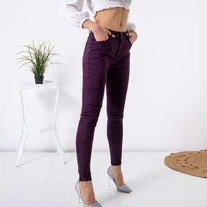 Фіолетові жіночі штани