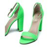 Неонові зелені босоніжки на посту Noemi - Взуття
