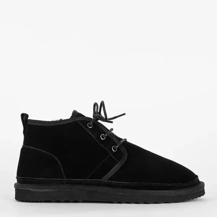 OUTLET Чорні чоловічі снігові черевики Gavin - Взуття
