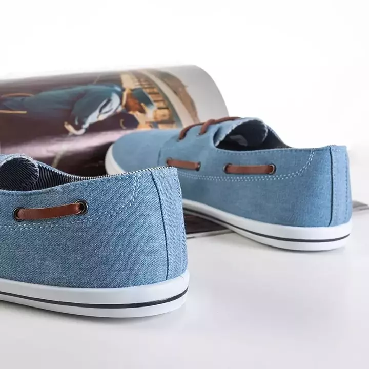 OUTLET Сині джинсові кросівки для чоловіків від Raisan - Взуття